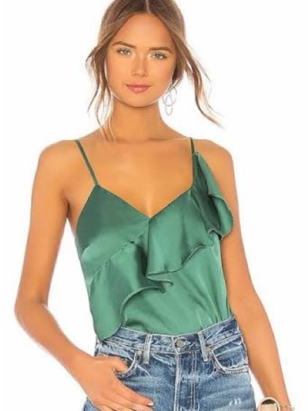 Lovers + Friends Laguna Top in Green – Size Small